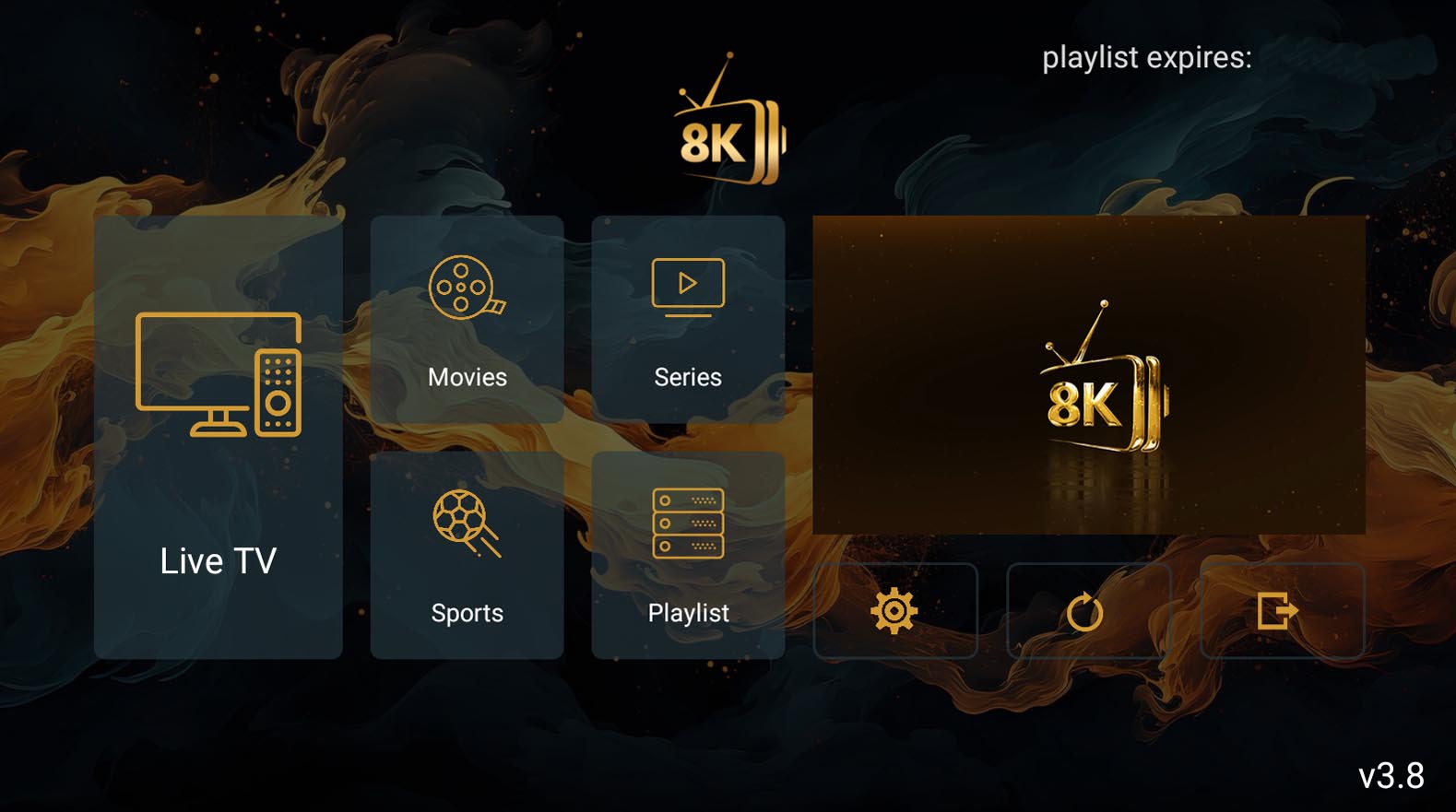 8K Premium IPTV Player for Android
