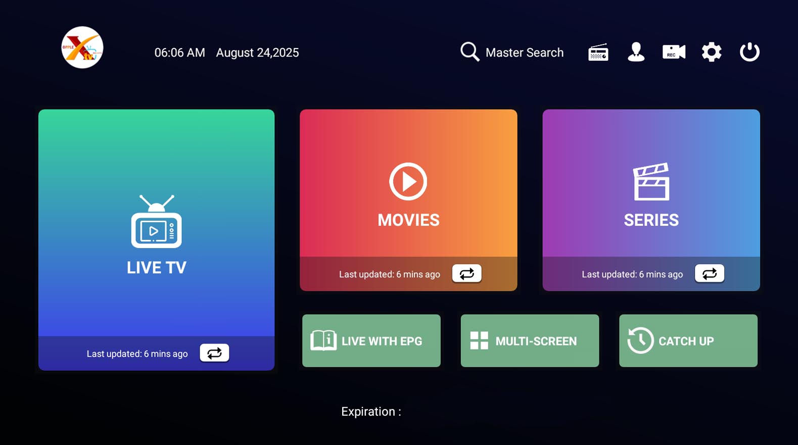 Opplex IPTV Player for Android