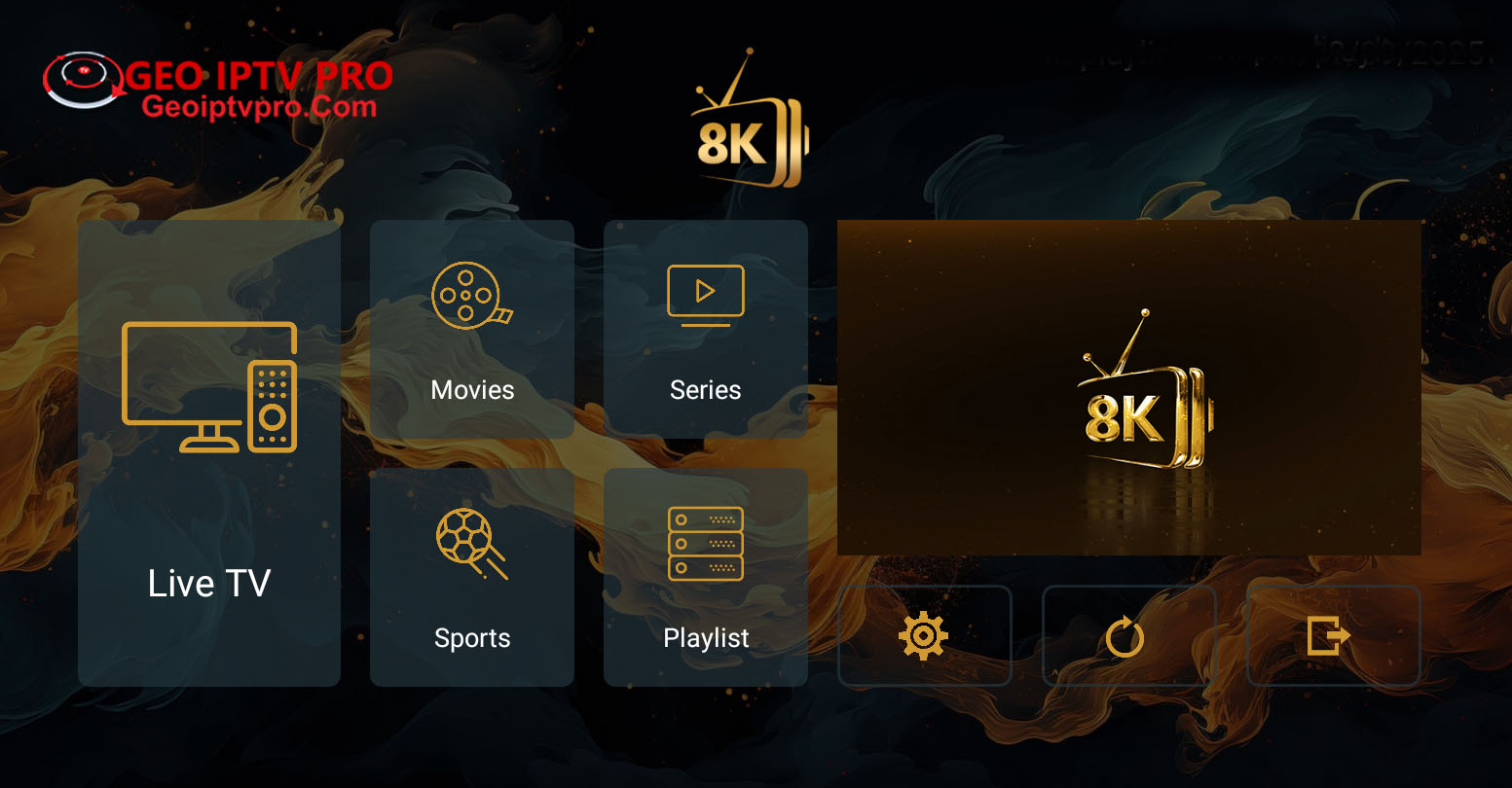 8K Stream IPTV Player
