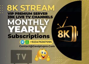 8K Stream IPTV Service Monthly Yearly Prices